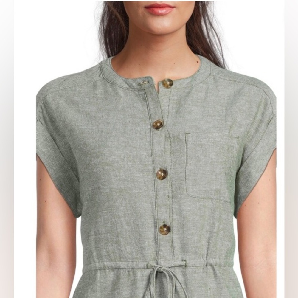 Linen Blend Dress